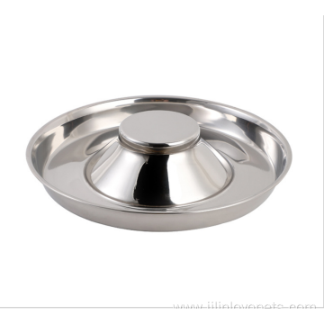 Stainless steel pet slow food bowl choke-proof